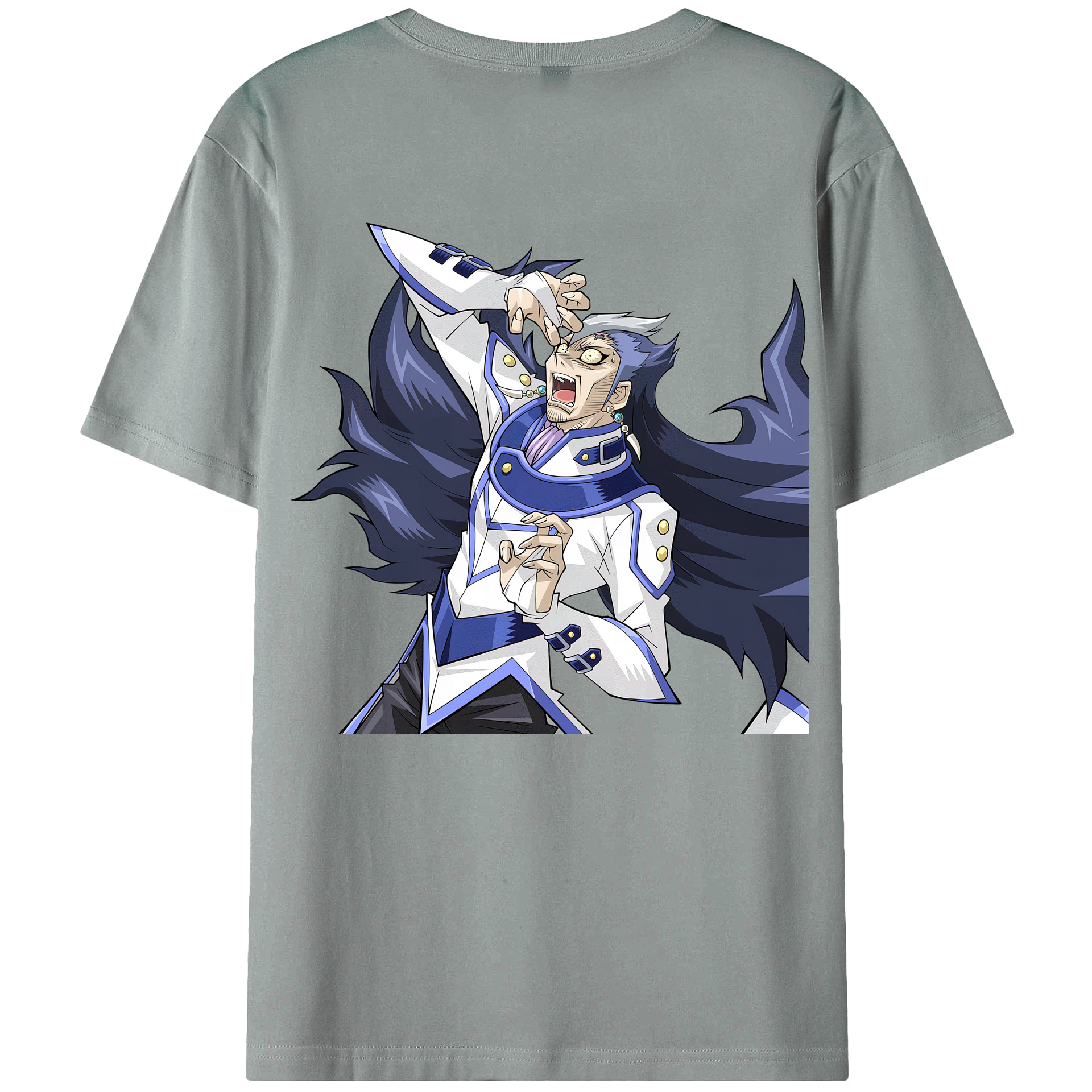（画像用） 遊☆戯☆王 Yu-Gi-Oh! 綿100％ メンズ半袖Tシャツ（バックプリント） 通気性